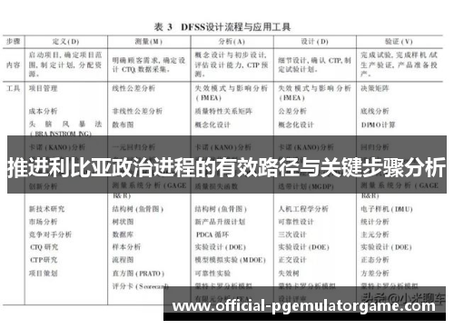 推进利比亚政治进程的有效路径与关键步骤分析