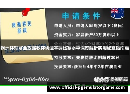 澳洲杯观赛全攻略教你快速掌握比赛水平深度解析实用秘笈指南篇 澳洲杯观赛全攻略教你快速掌握比赛水平深度解析实用秘笈指南篇